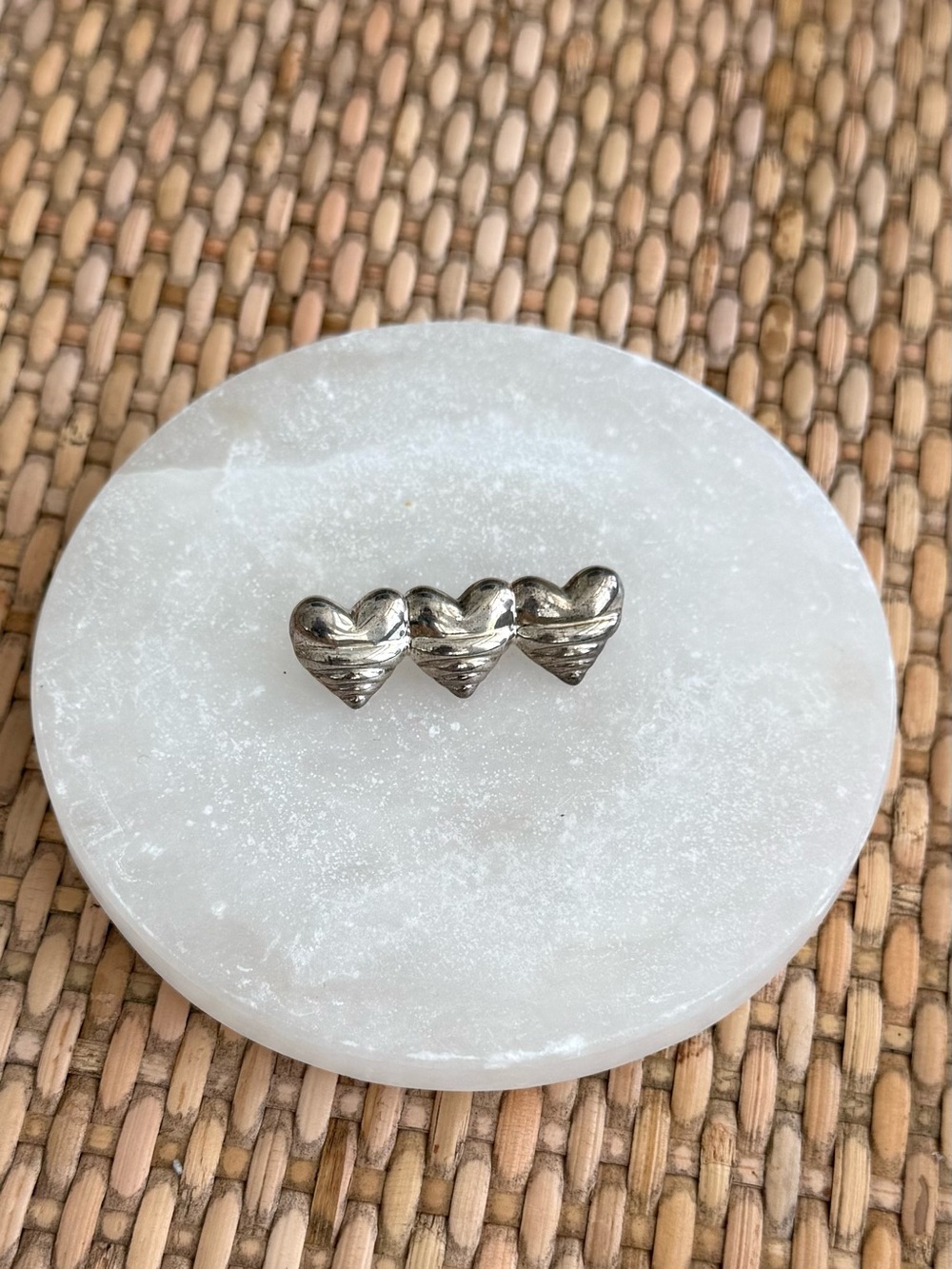 Vintage Silver Heart Brooch